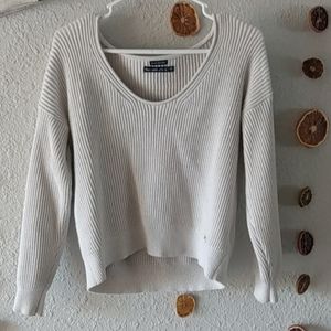Sweater, cream color, Abercrombie & Fitch, size M